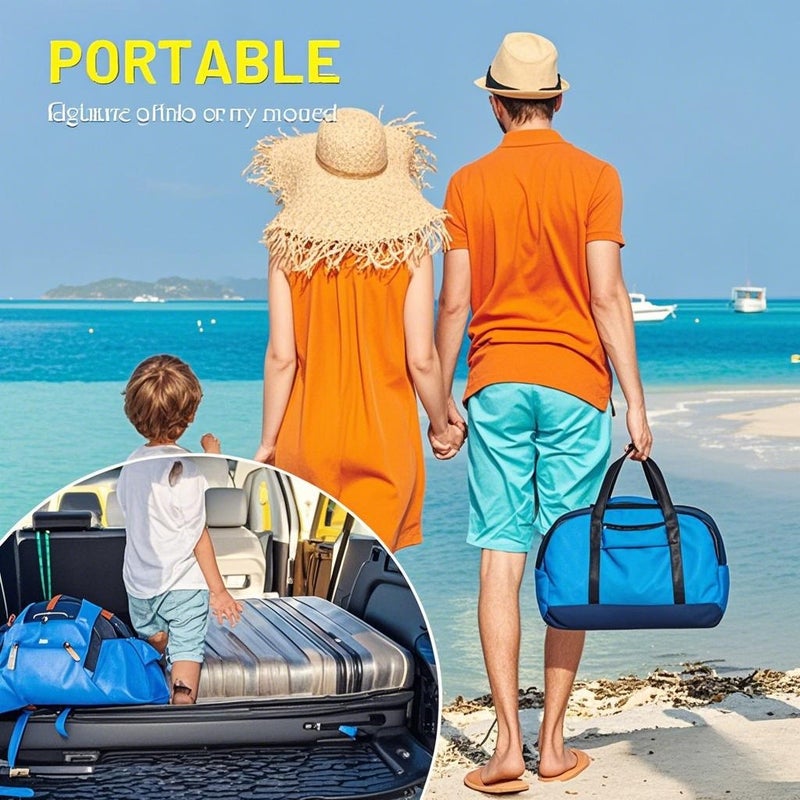 Pop Up Beach Tent Lightweight Automatic Instant Outdoor Beach Shade Sun Shelter Tent Canopy Cabana with Carry Bag UV Conservation Beach Tent - Image 2