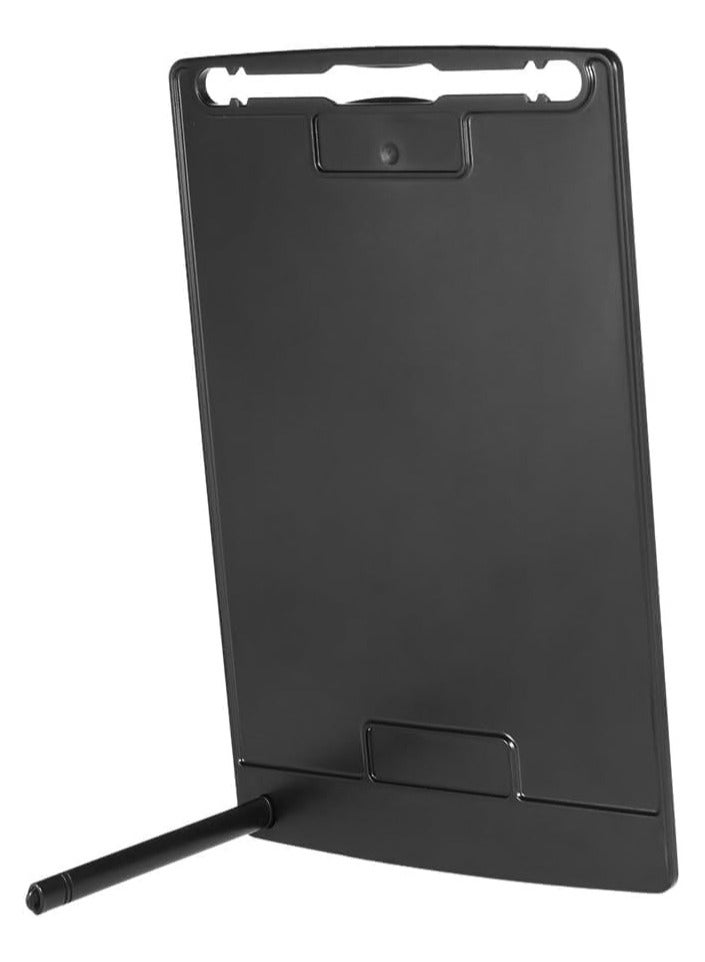 مخطوطات تابلت كتابة LCD مقاس 12 بوصة، لوحة رسومات الشعار المبتكرة قابلة للمسح وإعادة الاستخدام للكتابة والرسم، ألعاب تعليمية للأطفال للأولاد والبنات (أسود) - Image 2