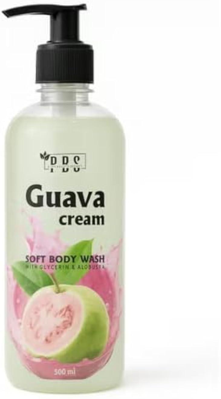 PBS Guava Cream Soft Body Wash with Glycerin &amp; Aloe Vera - 500ml
