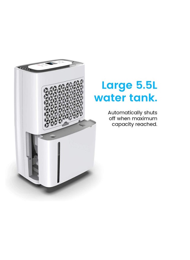 Crownline Dehumidifier With Digital Humidity Display MD-231 Dehumidifier White - Image 3