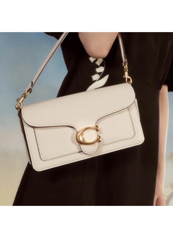 TABBY SHOULDER BAG & CROSSBODY BAG 26 IN SIGNATURE CANVAS-White