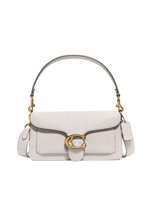 TABBY SHOULDER BAG & CROSSBODY BAG 26 IN SIGNATURE CANVAS-White