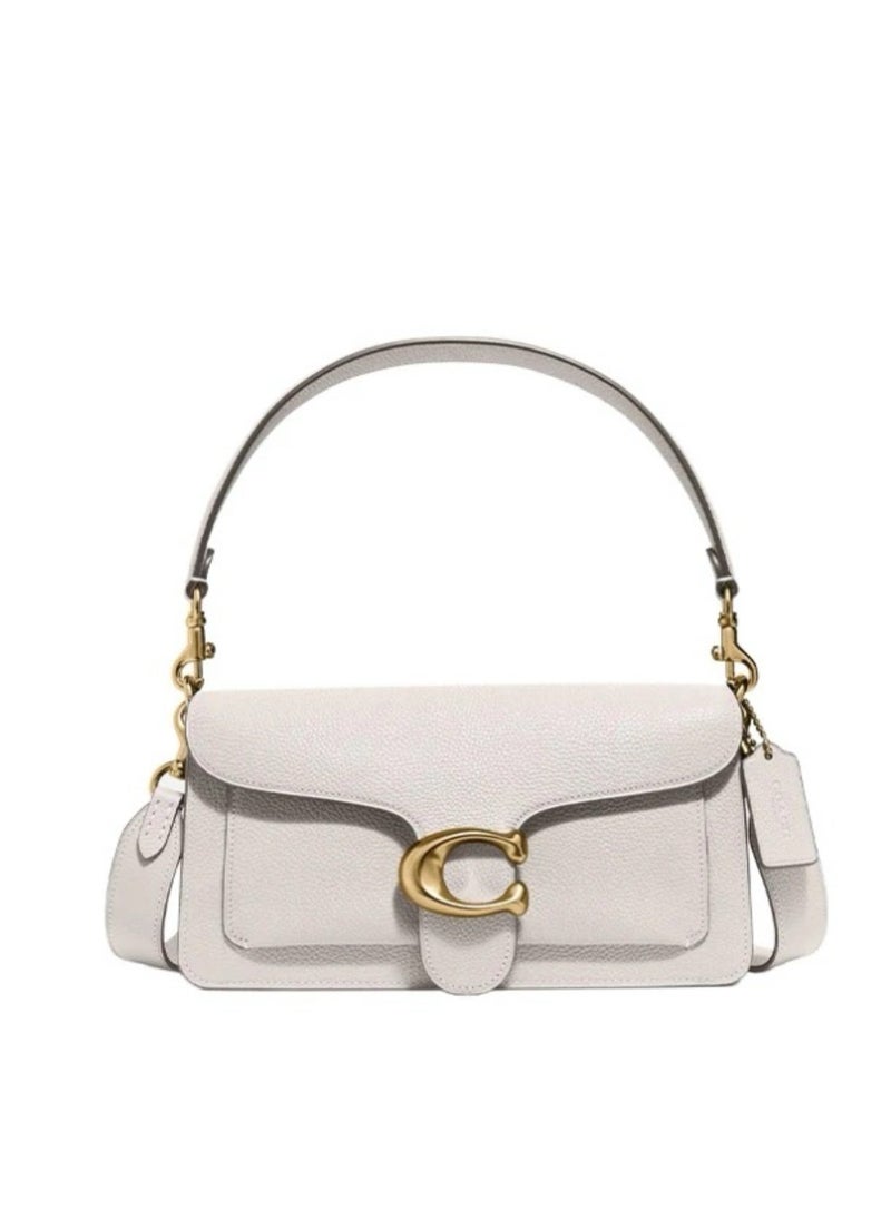 TABBY SHOULDER BAG & CROSSBODY BAG 26 IN SIGNATURE CANVAS-White