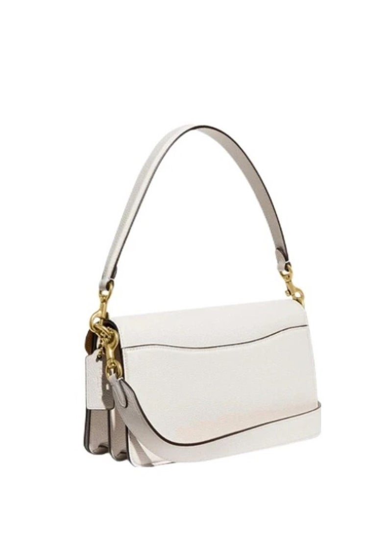 TABBY SHOULDER BAG & CROSSBODY BAG 26 IN SIGNATURE CANVAS-White