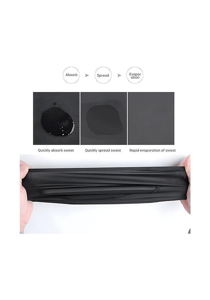 Face Mask Sun UV Protection Hood Breathable - 2 Packs Ski Mask for Men Women - Image 2
