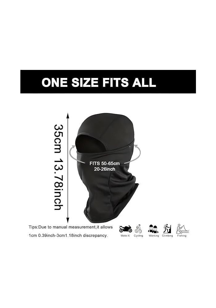 Face Mask Sun UV Protection Hood Breathable - 2 Packs Ski Mask for Men Women - Image 3