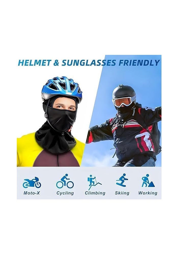 Face Mask Sun UV Protection Hood Breathable - 2 Packs Ski Mask for Men Women - Image 4