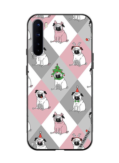 Protective Case Cover For OnePlus Nord Dogs Design Multicolour