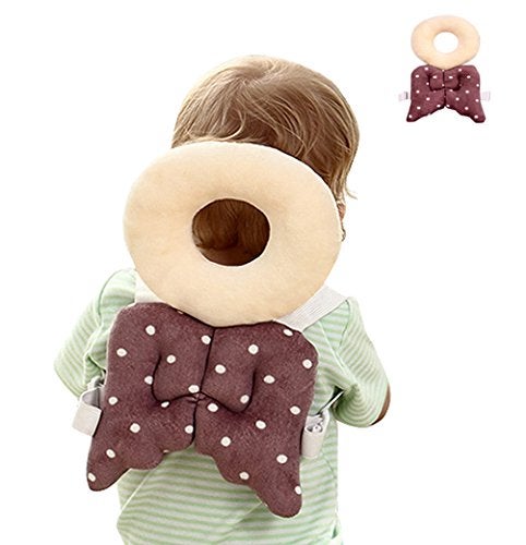 Futaba Drop Resistance Head Protection O-Shaped Baby Pillow - Brown - Image 1