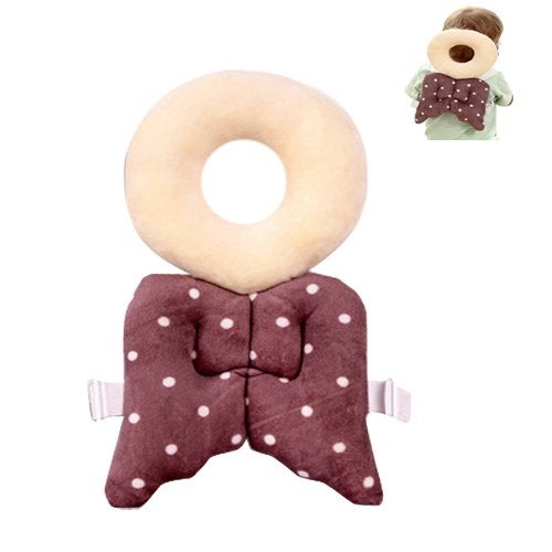 Futaba Drop Resistance Head Protection O-Shaped Baby Pillow - Brown - Image 2
