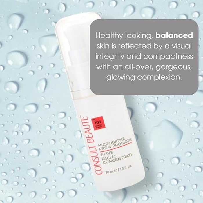Consult Beaute استشارة الجمال - مجموعة العناية بالبشرة المتوازنة للرطوبة - سيروم مركز، كريم وجه مرطب وغسول وجه كومبوتشا - لجميع أنواع البشرة - خفيف الوزن - للنساء والرجال - Image 5