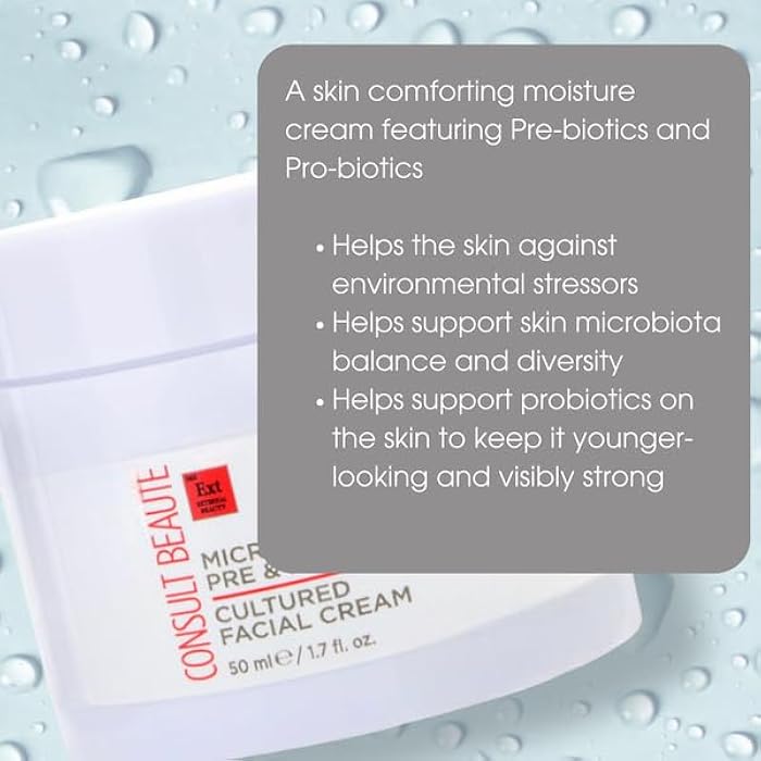 Consult Beaute استشارة الجمال - مجموعة العناية بالبشرة المتوازنة للرطوبة - سيروم مركز، كريم وجه مرطب وغسول وجه كومبوتشا - لجميع أنواع البشرة - خفيف الوزن - للنساء والرجال - Image 4