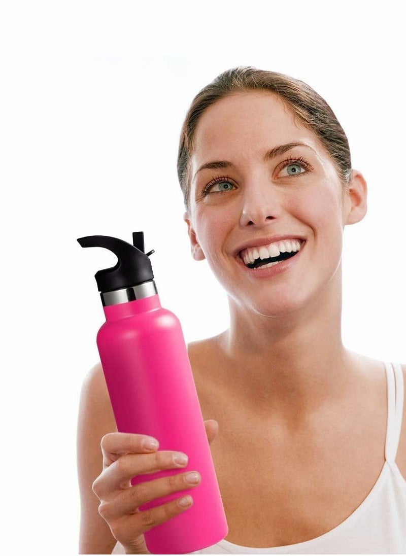 Generic - Straw Lid for Hydro Flask Standard Mouth Water Bottle with Flexible Handle Fits 12 to 64 oz Sports Cap Replacement - Image 1