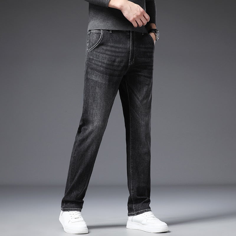 Unisex Classic Denim Jeans Loose Fit Daily Outdoor Wear - Image 3