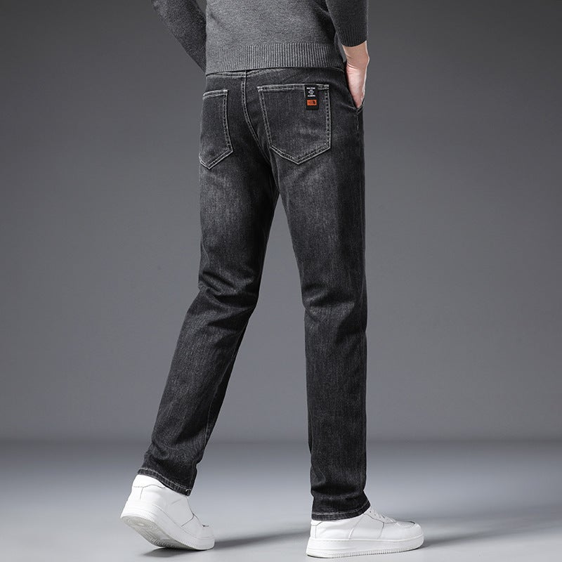 Unisex Classic Denim Jeans Loose Fit Daily Outdoor Wear - Image 2