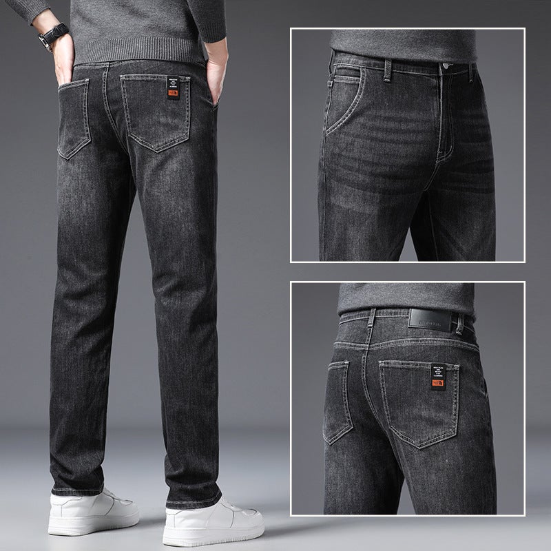 Unisex Classic Denim Jeans Loose Fit Daily Outdoor Wear - Image 5