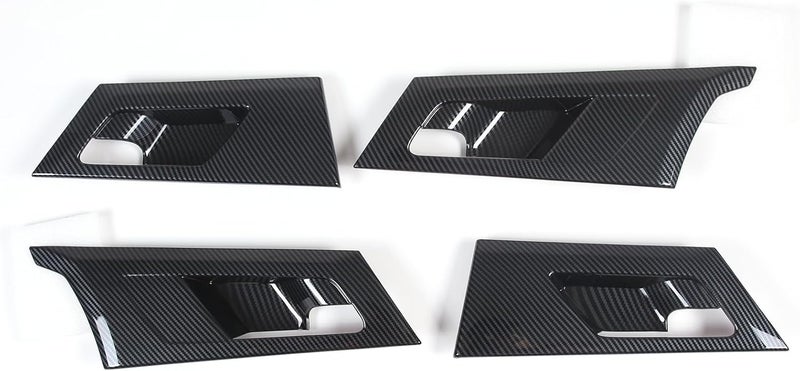 Sekhyna Car Inner Door Pull Handle Panel Cover Trim for Mitsubishi Outlander 2023-2024 - 4PCS ABS Carbon Fiber Style - Image 5