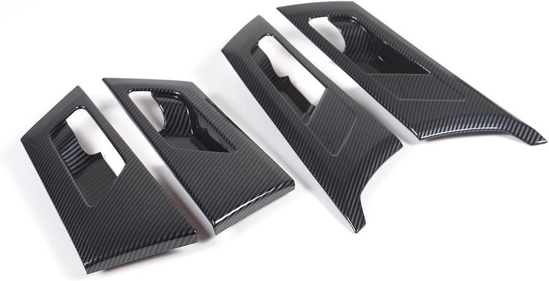 Sekhyna Car Inner Door Pull Handle Panel Cover Trim for Mitsubishi Outlander 2023-2024 - 4PCS ABS Carbon Fiber Style - Image 4
