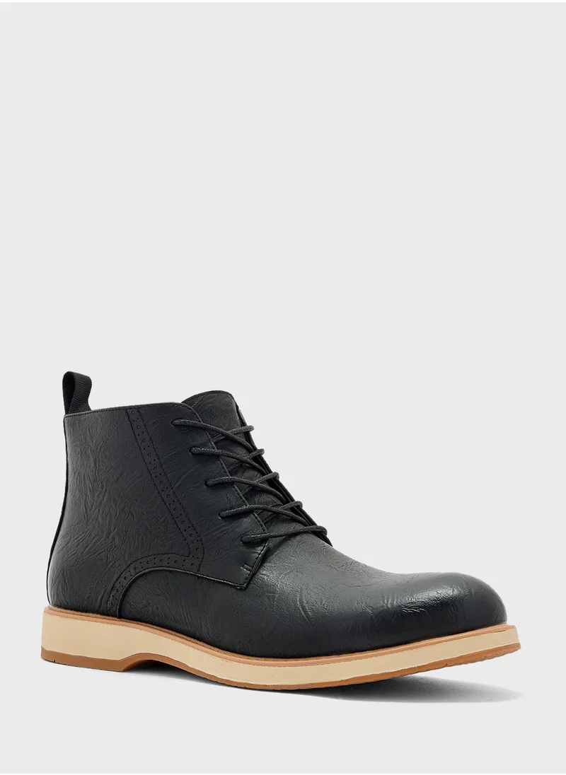 Robert Wood Smart Lace Up Boots