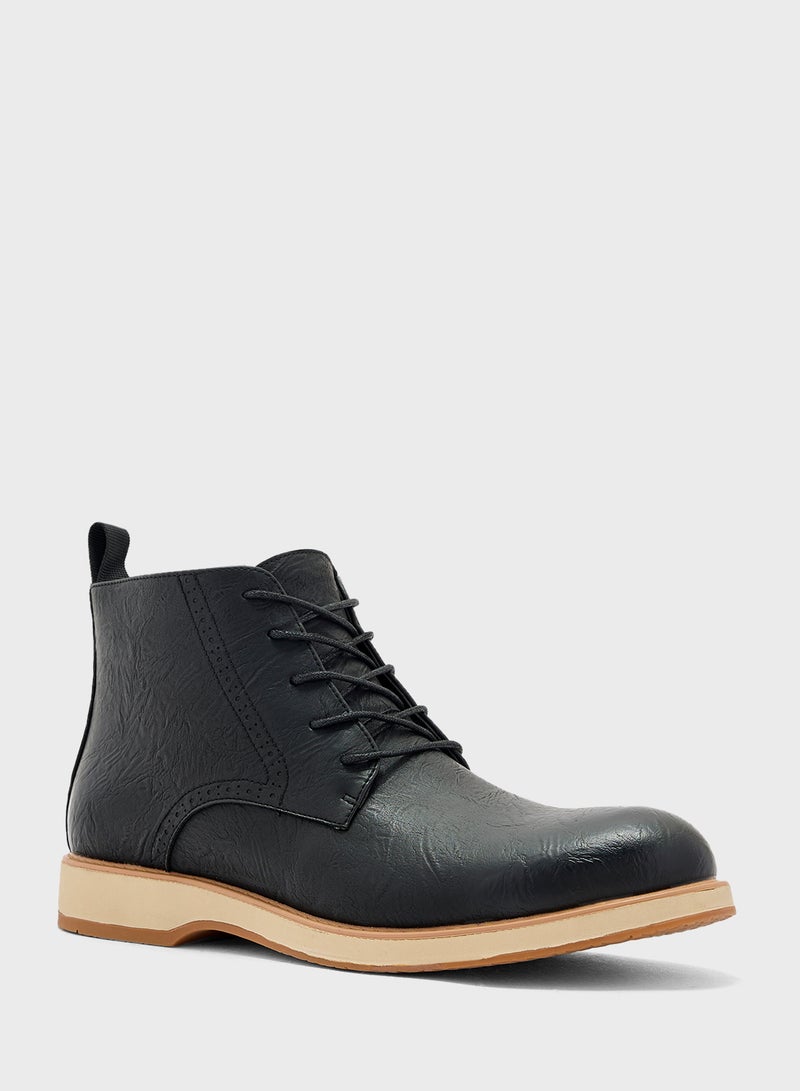 Robert Wood Smart Lace Up Boots  - Image 2