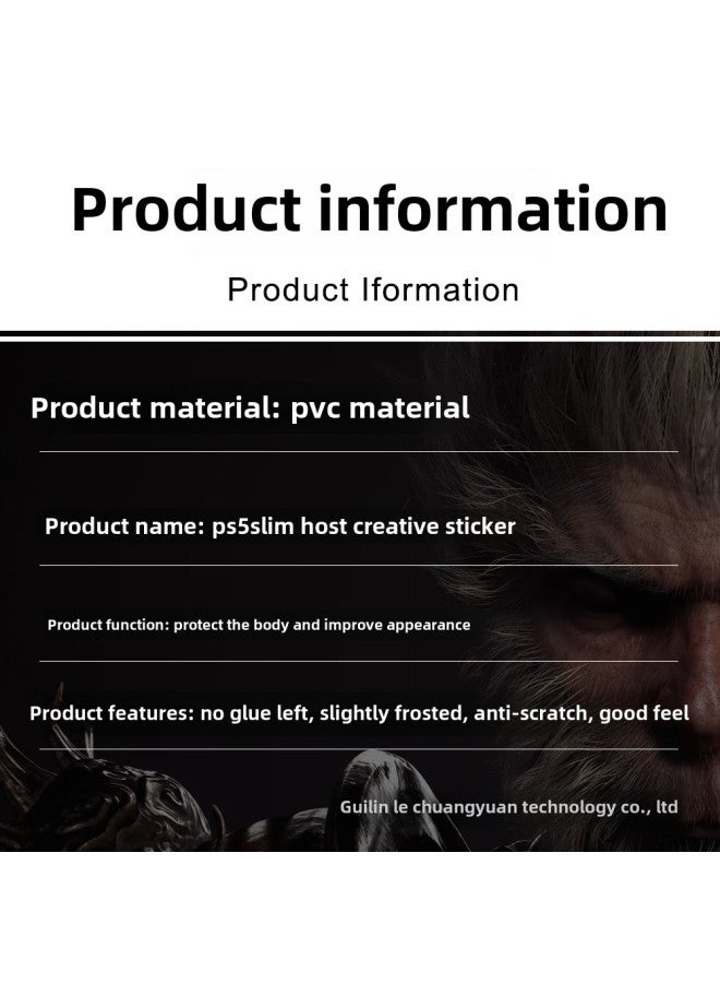 PS5slim Host Paste Black Myth Optical Drive Version Of The Digital Version Can Be Repeatedly Paste Pain Paste A Generation Of Manufacturers Wholesale-Color:PS5slim-0033