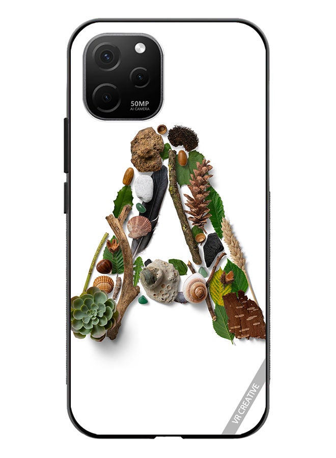 VR CREATIVE Protective Case Cover For Huawei Nova Y61 Alphabet A Design Multicolour - Image 1