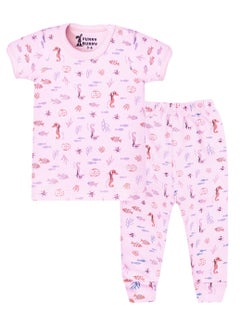 Funny Bunny Pack of 3 Cotton Half Sleeve & Pants Underwear Set for Baby  - Image 3