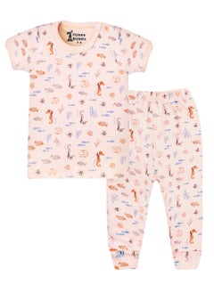 Funny Bunny Pack of 3 Cotton Half Sleeve & Pants Underwear Set for Baby  - Image 4
