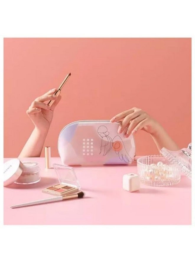 HOMENITY® - Cosmetic Bag (Transparent), Translucent Toiletry Cosmetic Storage Organizer Bag, Makeup Pouch with Zipper - 6 in - Image 2