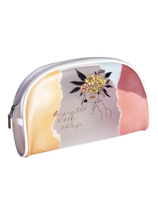 HOMENITY® - Cosmetic Bag (Transparent), Translucent Toiletry Cosmetic Storage Organizer Bag, Makeup Pouch with Zipper - 6 in - Image 1