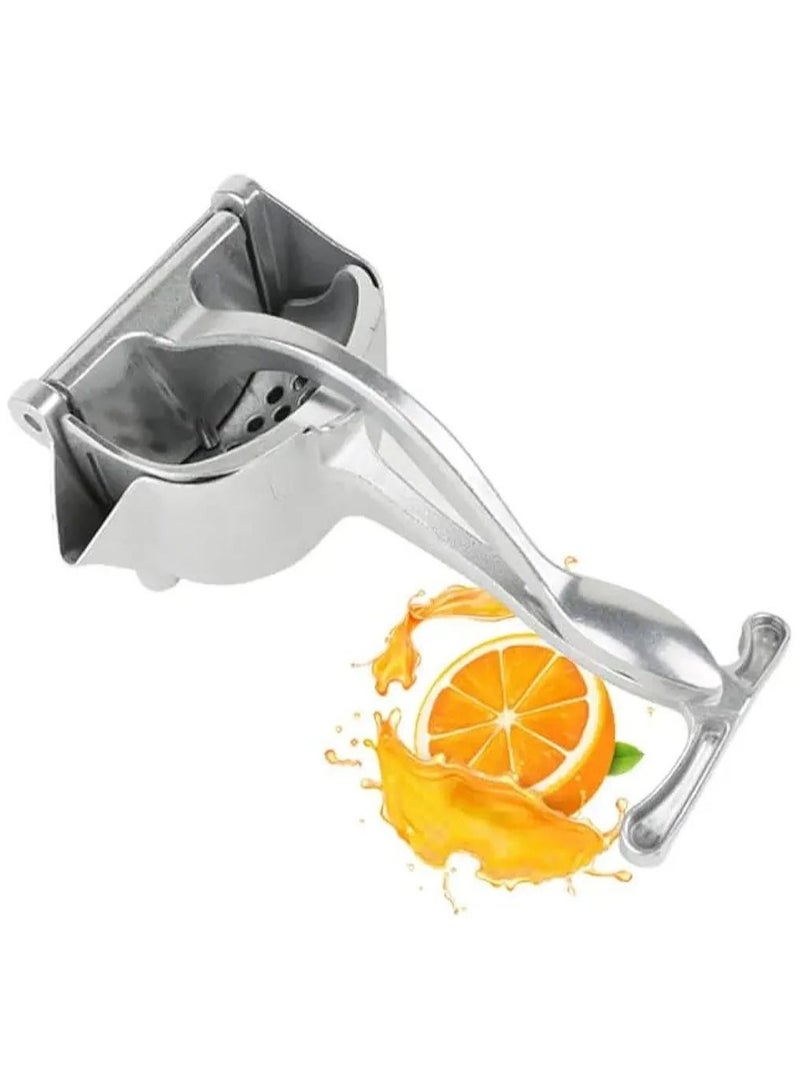 Large Manual Orange and Lemon Juicer - Jumbo Orange Juicer is the perfect solution for making fresh fruit juice - Heavy Duty Aluminum Manual Fruit Juicer - Orange, Lemon and Manual Fruit Squeezer - Squeeze Fruits, Oranges, Lemons, Pomegranates from a Hand Press Juicer to Make Fruit Juice - Fresh Orange Juice Press - Orange Squeezer - Image 1