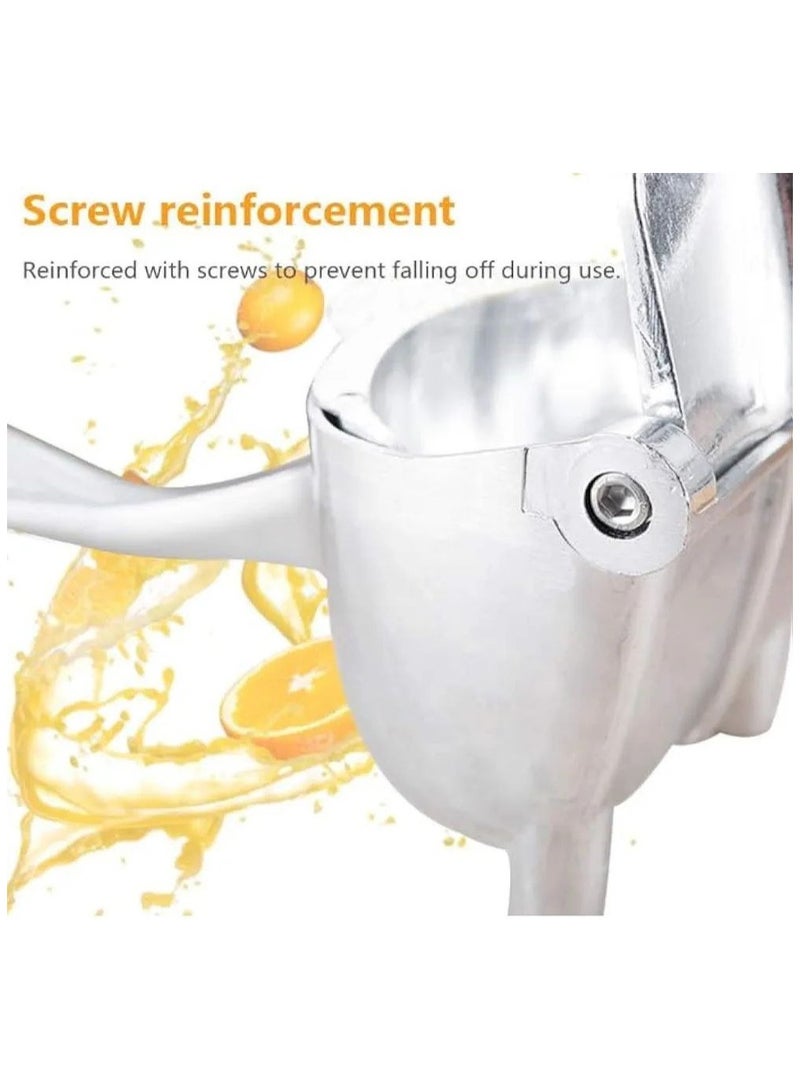 Large Manual Orange and Lemon Juicer - Jumbo Orange Juicer is the perfect solution for making fresh fruit juice - Heavy Duty Aluminum Manual Fruit Juicer - Orange, Lemon and Manual Fruit Squeezer - Squeeze Fruits, Oranges, Lemons, Pomegranates from a Hand Press Juicer to Make Fruit Juice - Fresh Orange Juice Press - Orange Squeezer - Image 5