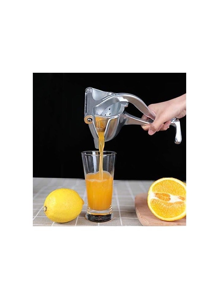 Large Manual Orange and Lemon Juicer - Jumbo Orange Juicer is the perfect solution for making fresh fruit juice - Heavy Duty Aluminum Manual Fruit Juicer - Orange, Lemon and Manual Fruit Squeezer - Squeeze Fruits, Oranges, Lemons, Pomegranates from a Hand Press Juicer to Make Fruit Juice - Fresh Orange Juice Press - Orange Squeezer - Image 4