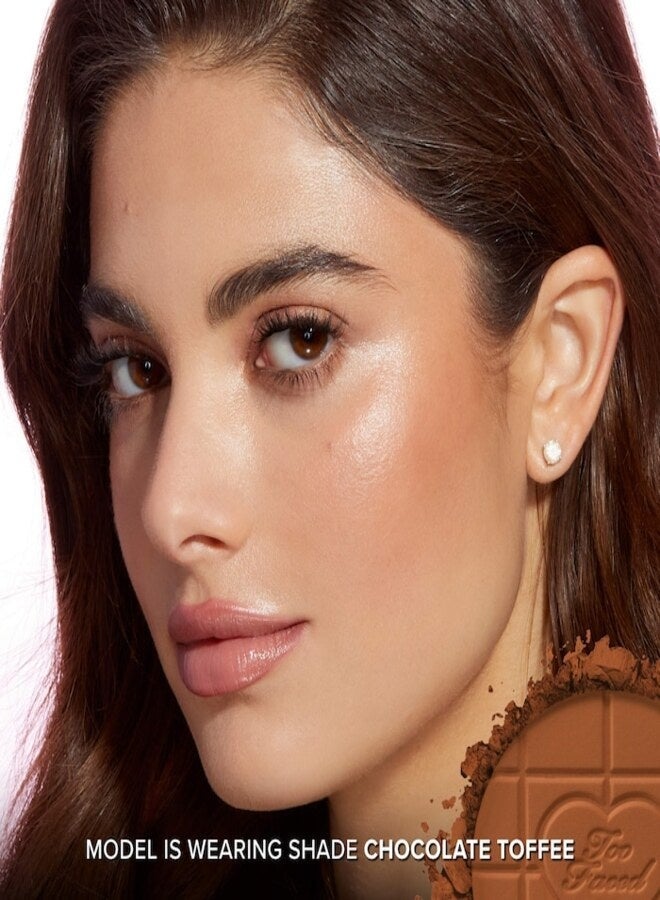 توب فيسد للمستحضرات التجميلية بودرة برونزية مطفية من تو فيسد كوزمتكس، لون شوكولاتة توفي (متوسط) - 8 غرام - Image 3