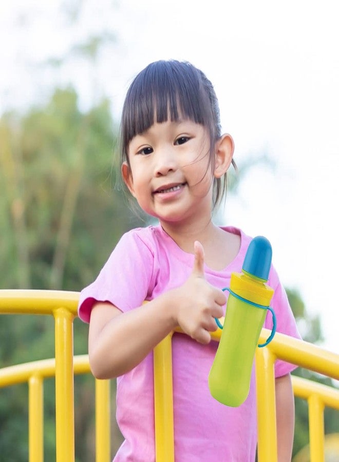 Nabhya Combo of 2 Bunny & Grippy Sipper Bottle BPA Free Material Plastic Sipper for Infant(Bunny &Grippy Green-500ml) - Image 2