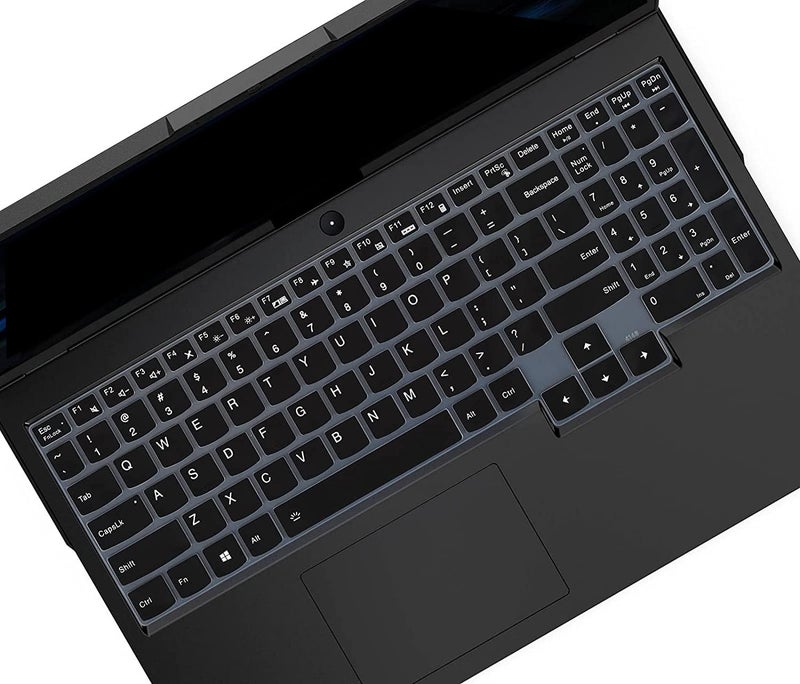 RAYA Silicone Keyboard Skin Cover for Lenovo LOQ | Lenovo Legion 5i / Slim 5i / Pro 5i | Lenovo Legion 7i / Pro 7i | Legion 9 15.6inch & 16inch Gaming Laptops (Black Silicone) - Image 1
