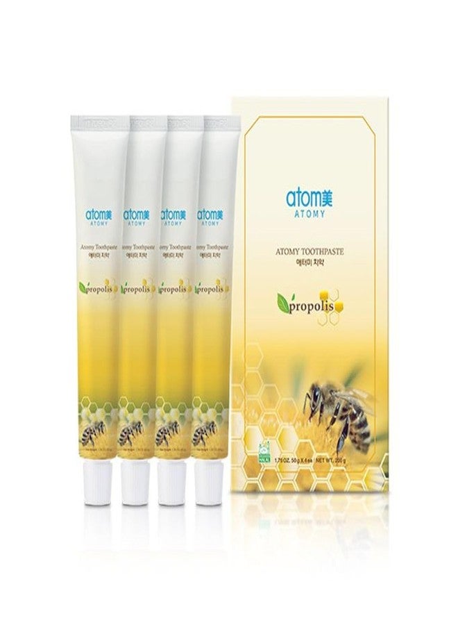 Propolis Toothpaste – 1.76 oz (50g) x 4 Tubes | Total Net Wt. 7.05 oz (Set of 4) - Image 1