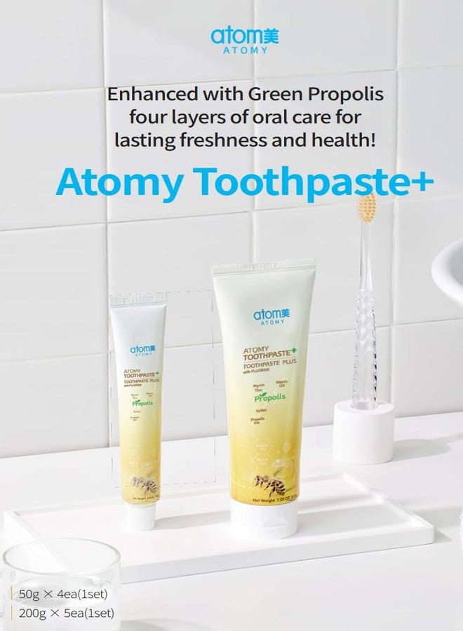 Propolis Toothpaste – 1.76 oz (50g) x 4 Tubes | Total Net Wt. 7.05 oz (Set of 4) - Image 5