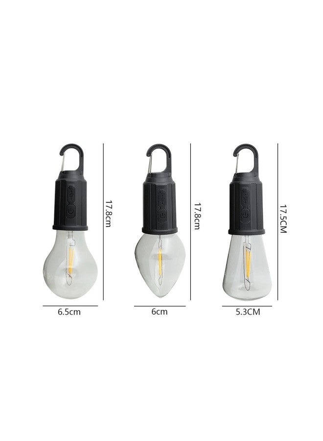 Multifunctional LED Strong Light Portable Lamp Household Multi-light Lighting Emergency Lamp Outdoor Camping Flashlight Lamp-Color:Light Bulb  - Image 3