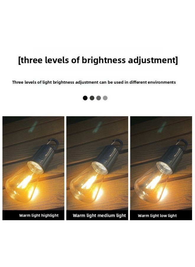 Multifunctional LED Strong Light Portable Lamp Household Multi-light Lighting Emergency Lamp Outdoor Camping Flashlight Lamp-Color:Light Bulb  - Image 5