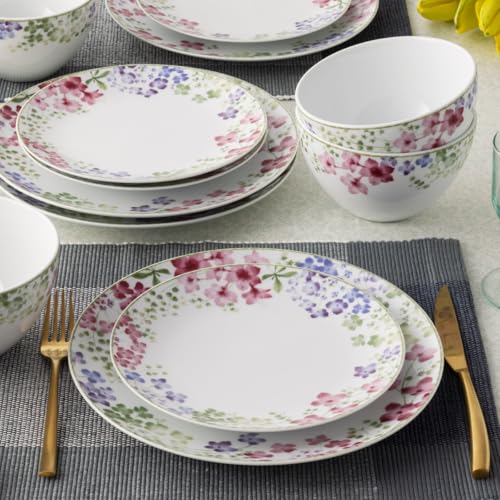 Noritake Bloomington Road Colorful 12-Piece Dinnerware Set, Service for 4 - Image 5