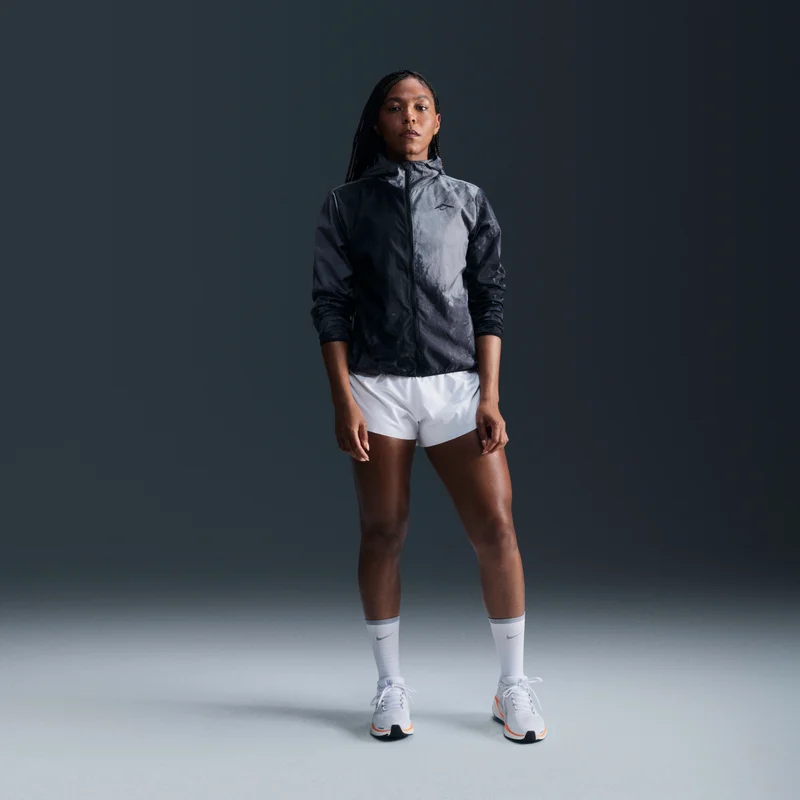 Nike Grey Women's Trail Repel Running Jacket for Women | Best Price UAE