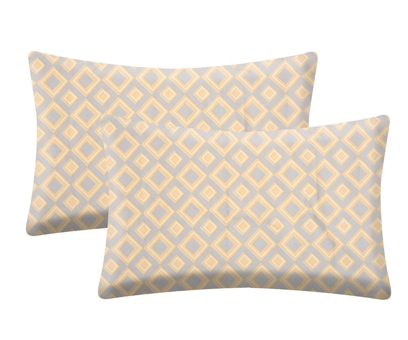 RRC Super Soft Brushed Microfiber Cotton Pillow Covers,Set of 4 Pieces Pillow Covers,17X27(Inches) 43X68(CM) Printed Pillow Covers,Flange on Edges Pillow Covers - Image 4