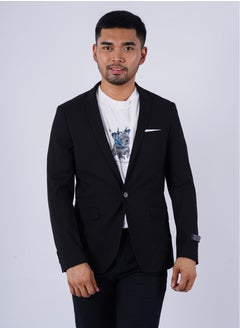 Men’s Autumn Suit Blazer PV – Black