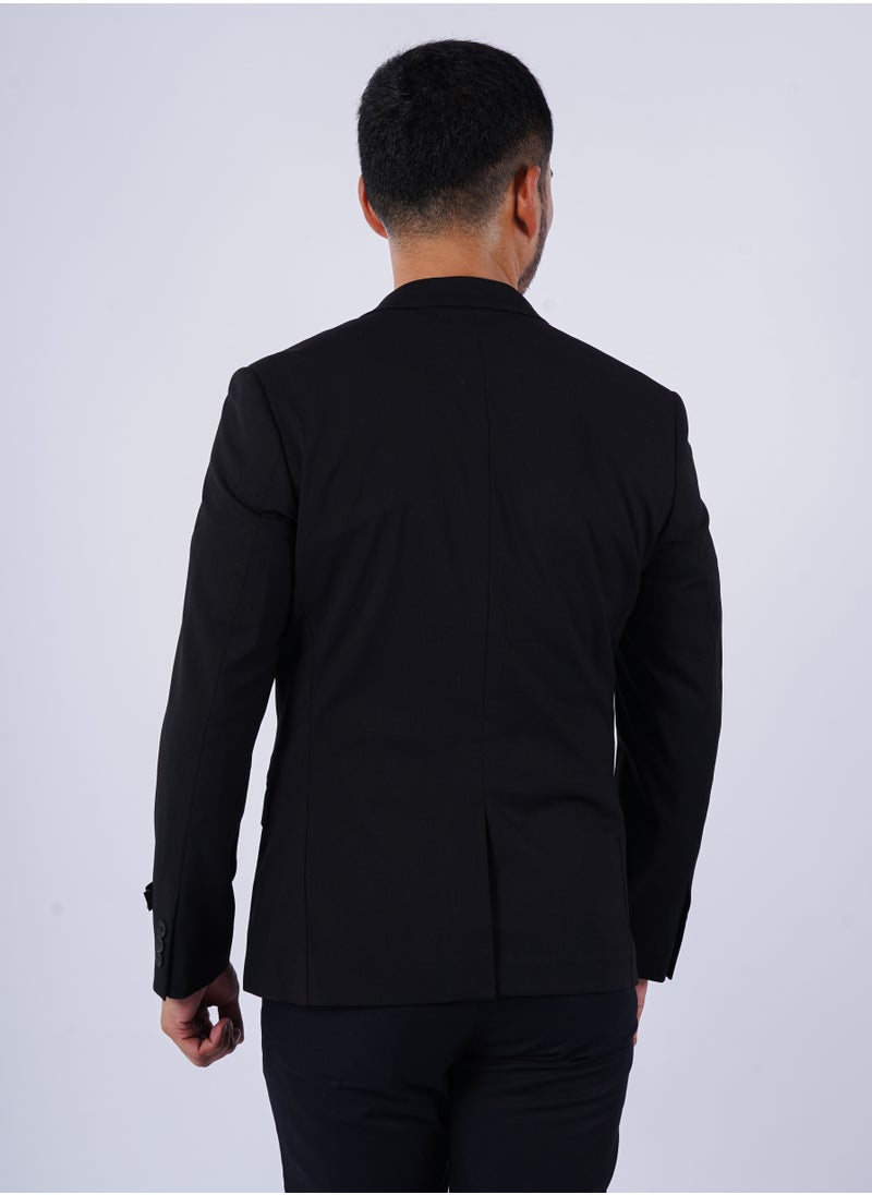 SELECTED - Men’s Autumn Suit Blazer PV – Black - Image 1