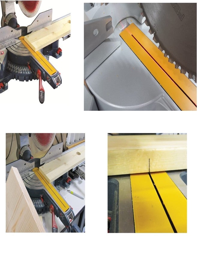 FastCap Zero Clearance Tape 2"x16", Tear-Out Reducing, Perfect Alignment Tool for Miter/Table Saws, Sturdy PVC, Universal Fit, Enhances Precision, Made in USA. Yellow Color (Pack of 10 - Strips) - Image 5