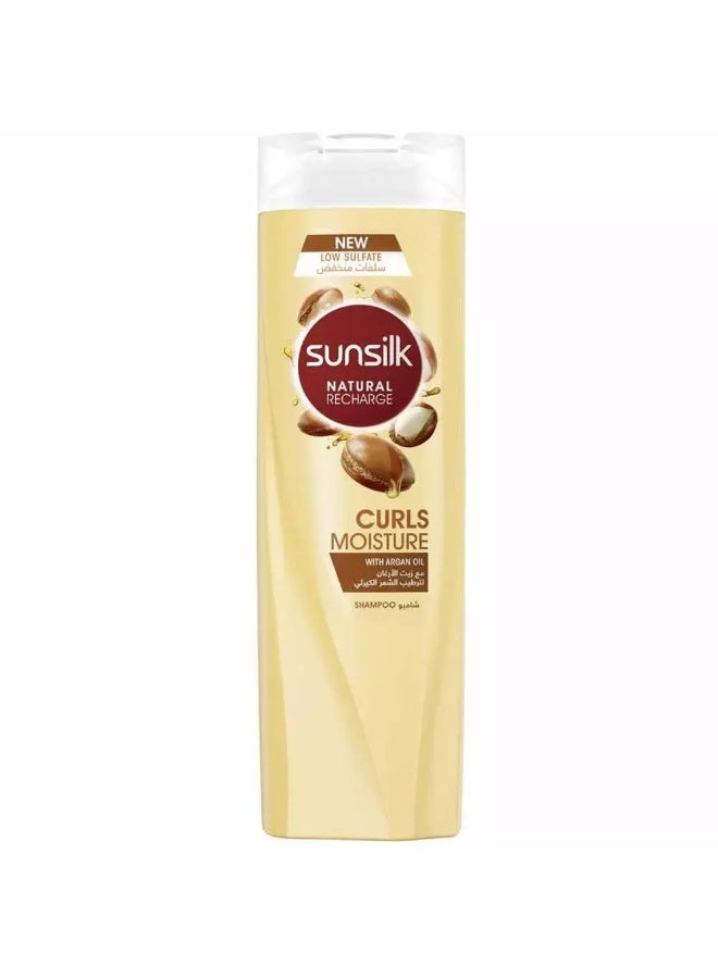 Sunsilk شامبو صن سلك الطبيعي لإعادة شحن تجاعيد الشعر مع زيت الأركان 400 مل - Image 2