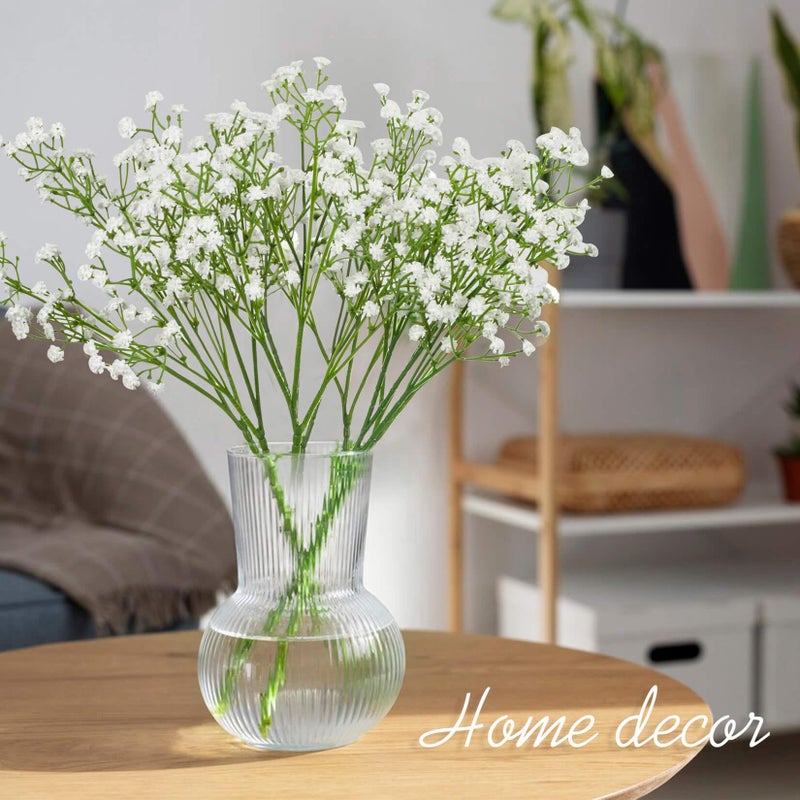 MAQIHAN MAQIAHN 6 Baby Breath Artificial Flowers - Babies Breath Flowers Artificial Bulk Faux Flowers Bouquet White Flores Greenery Real Touch Fake Flowers Arrangements Wedding Centerpieces Tables Decorations - Image 4