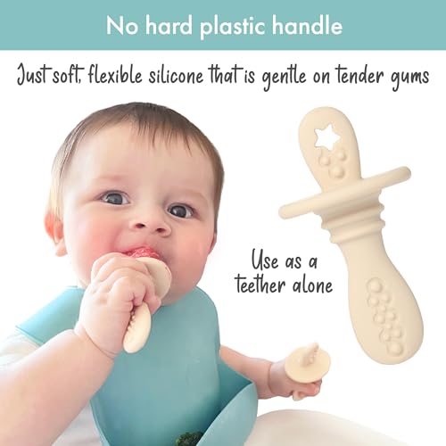 PrimaStella Silicone Petite Pops - Baby Popsicle Mold - BPA Free - Dishwasher Safe - 4 months+ Teether Pops (Pink) - Image 3