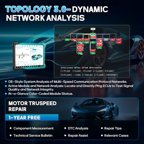 Autel MaxiSys Ultra S2 Scanner, 2026 Top Intelligen Scan Diagnostic with AI, 6-in-1 VCMI2, Up of MSUltra MS919, Topology 3.0, Multi-Point DVI, Motor Truspeed Repair, EV Test, 48+ Service, ECU Program - Image 4